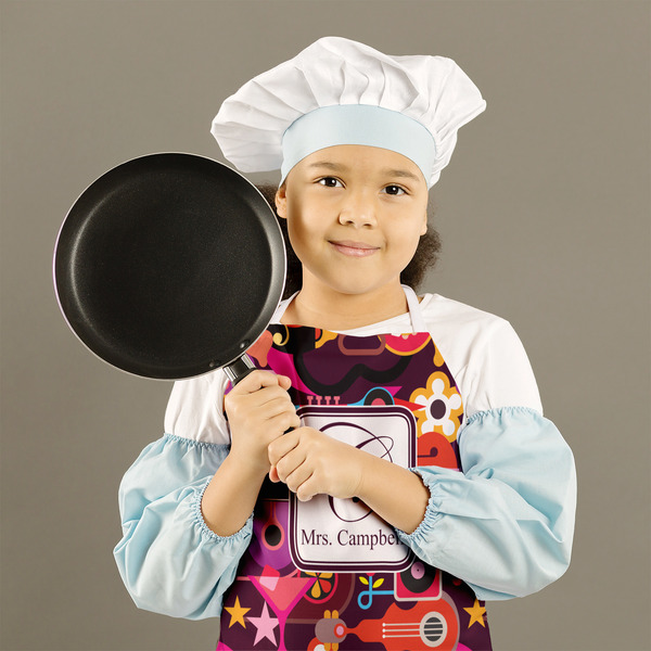 Abstract Music Kid's Aprons - Medium - Lifestyle