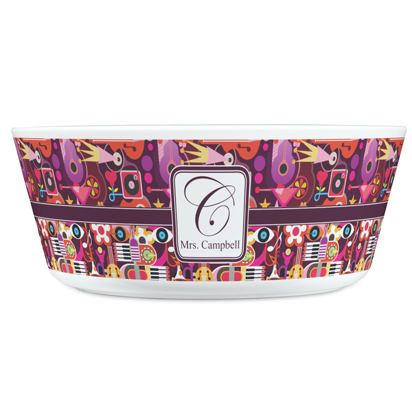 Abstract Music Kids Bowls - FRONT