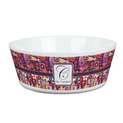 Abstract Music Kid's Bowl (Personalized)