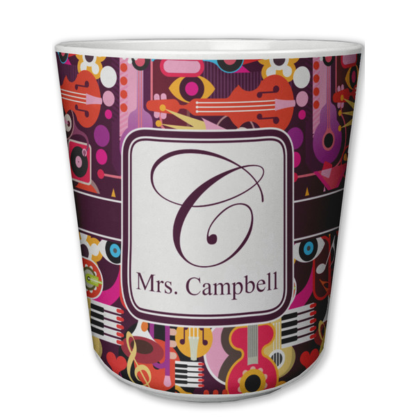 Custom Abstract Music Plastic Tumbler 6oz (Personalized)