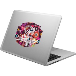 Abstract Music Laptop Decal (Personalized)