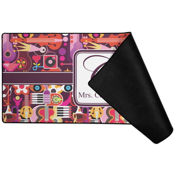 Abstract Music Large Gaming Mats - FRONT W/ FOLD