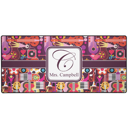 Abstract Music 3XL Gaming Mouse Pad - 35" x 16" (Personalized)