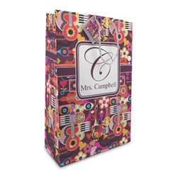 Abstract Music Large Gift Bag (Personalized)