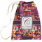 Abstract Music Large Laundry Bag - Front View
