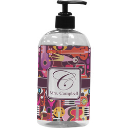 Abstract Music Plastic Soap / Lotion Dispenser (Personalized)