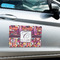 Abstract Music Large Rectangle Car Magnets- In Context