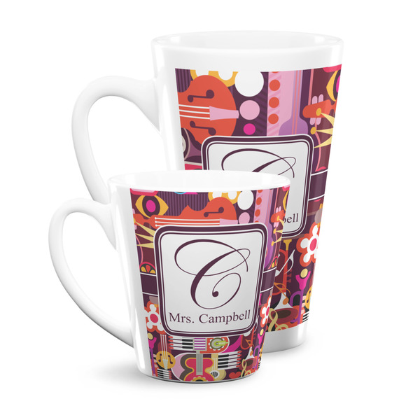 Abstract Music Latte Mugs Main