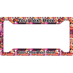 Abstract Music License Plate Frame (Personalized)