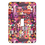 Abstract Music Light Switch Cover