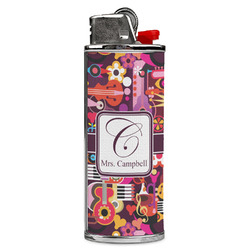 Abstract Music Case for BIC Lighters (Personalized)