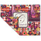 Abstract Music Linen Placemat - Folded Corner (double side)