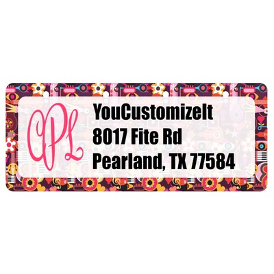 Abstract Music Return Address Labels (Personalized)
