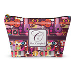 Abstract Music Makeup Bag - Large - 12.5"x7" (Personalized)