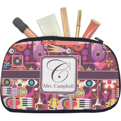 Abstract Music Makeup / Cosmetic Bag - Medium (Personalized)
