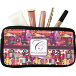 Abstract Music Makeup / Cosmetic Bag - Small (Personalized)