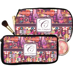 Abstract Music Makeup / Cosmetic Bag (Personalized)