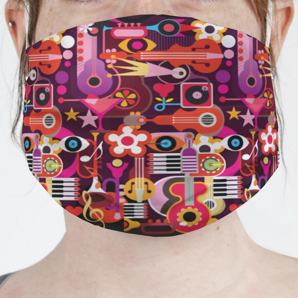 Custom Abstract Music Face Mask Cover