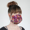 Abstract Music Mask - Quarter View on Girl