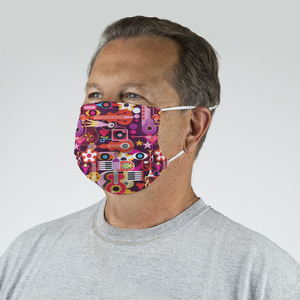 Abstract Music Mask - Quarter View on Guy