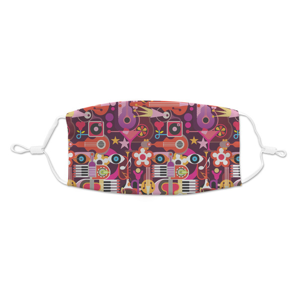 Custom Abstract Music Kid's Cloth Face Mask - Standard