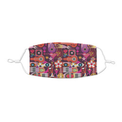 Abstract Music Kid's Cloth Face Mask - XSmall