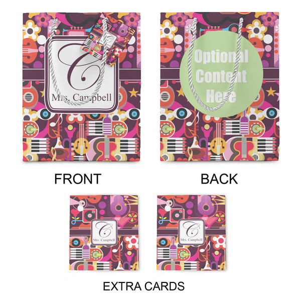 Abstract Music Medium Gift Bag - Approval