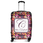 Abstract Music Suitcase - 24" Medium - Checked (Personalized)