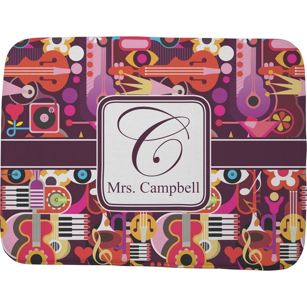 Abstract Music Memory Foam Bath Mat 48 X 36