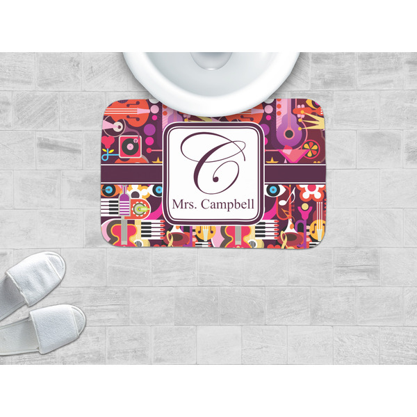 Abstract Music Memory Foam Bath Mat - LIFESTYLE
