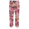 Abstract Music Men's Pjs Front - on model