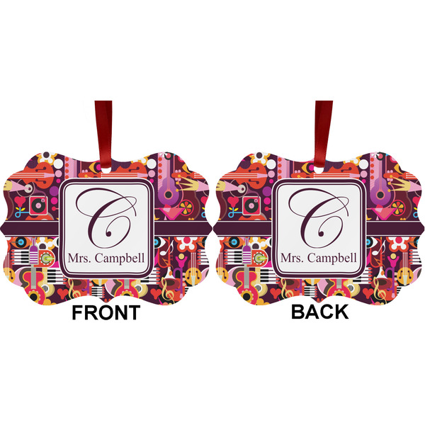 Abstract Music Metal Benilux Ornament - Front and Back (APPROVAL)