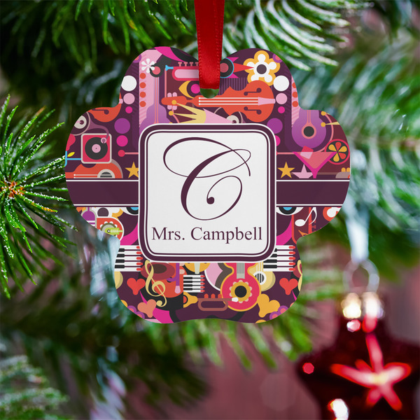 Abstract Music Metal Paw Ornament - Lifestyle