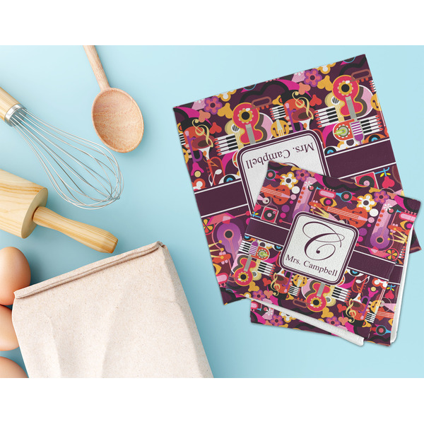 Abstract Music Microfiber Dish Rag - LIFESTYLE