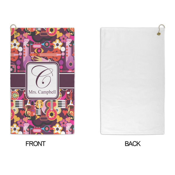 Abstract Music Microfiber Golf Towels - APPROVAL