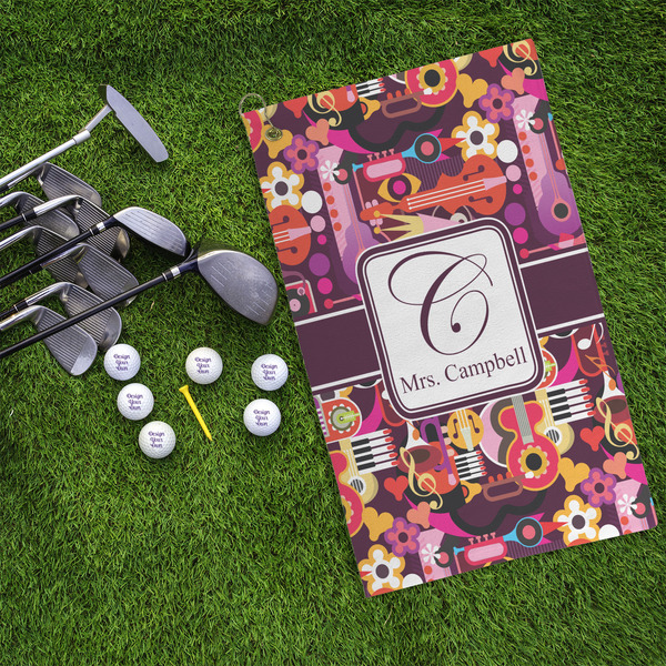 Abstract Music Microfiber Golf Towels - LIFESTYLE
