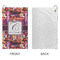 Abstract Music Microfiber Golf Towels - Small - APPROVAL