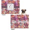 Abstract Music Microfleece Dog Blanket - Regular - Front & Back