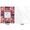 Abstract Music Minky Blanket - 50"x60" - Single Sided - Front & Back