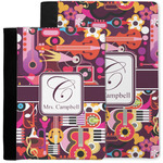 Abstract Music Notebook Padfolio w/ Name and Initial