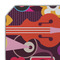 Abstract Music Octagon Placemat - Single front (DETAIL)