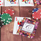 Abstract Music On Table with Poker Chips