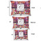 Abstract Music Outdoor Dog Beds - SIZE CHART