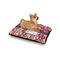 Abstract Music Outdoor Dog Beds - Small - IN CONTEXT
