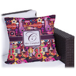 Abstract Music Outdoor Pillow (Personalized)