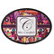Abstract Music Oval Patch