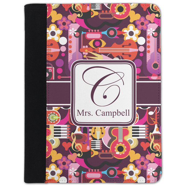 Custom Abstract Music Padfolio Clipboard - Small (Personalized)
