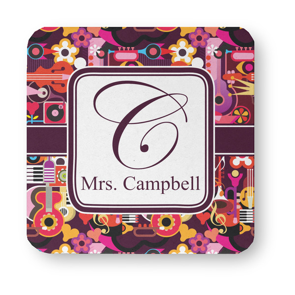 Abstract Music Paper Coasters - Approval