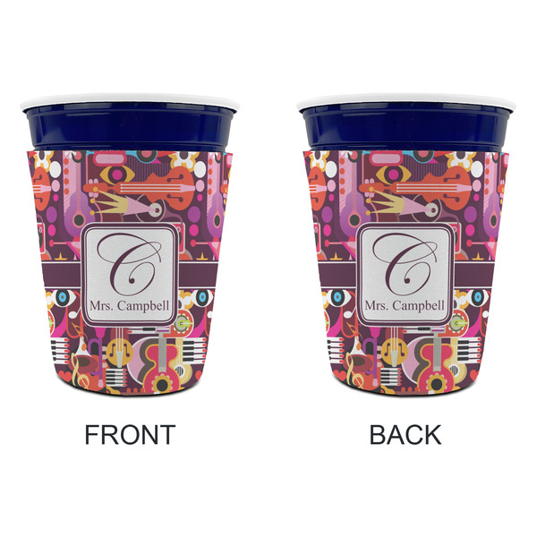 Abstract Music Party Cup Sleeves - without bottom - Approval