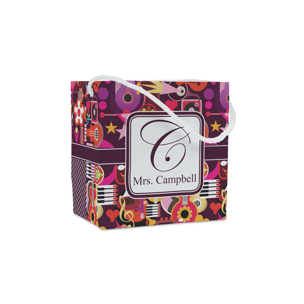Custom Abstract Music Party Favor Gift Bags (Personalized)